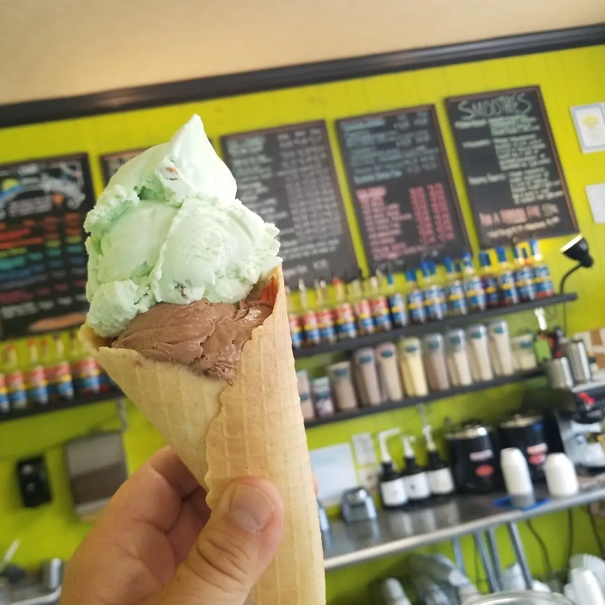 Double Ice Cream Cone