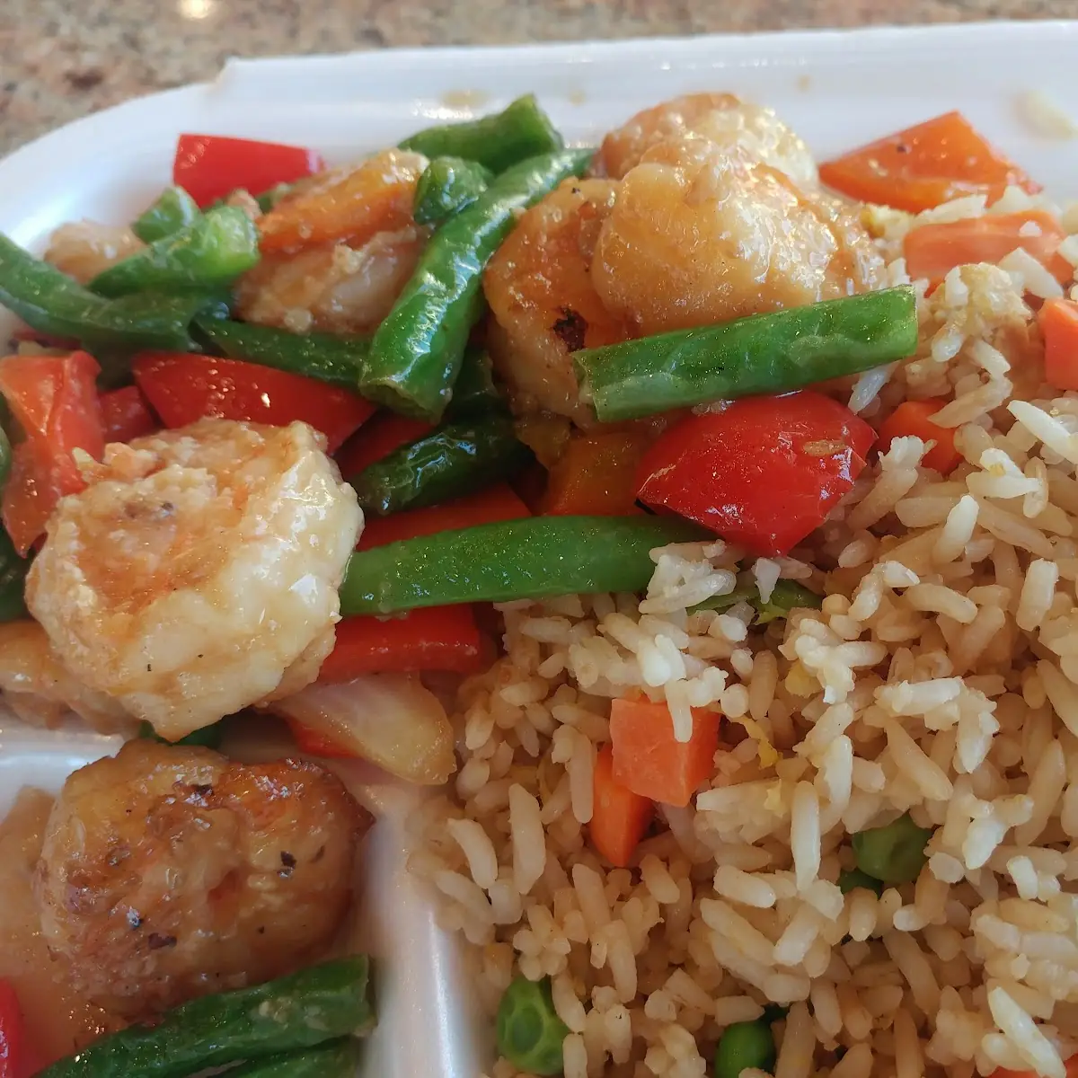 Shrimp with Snow Peas