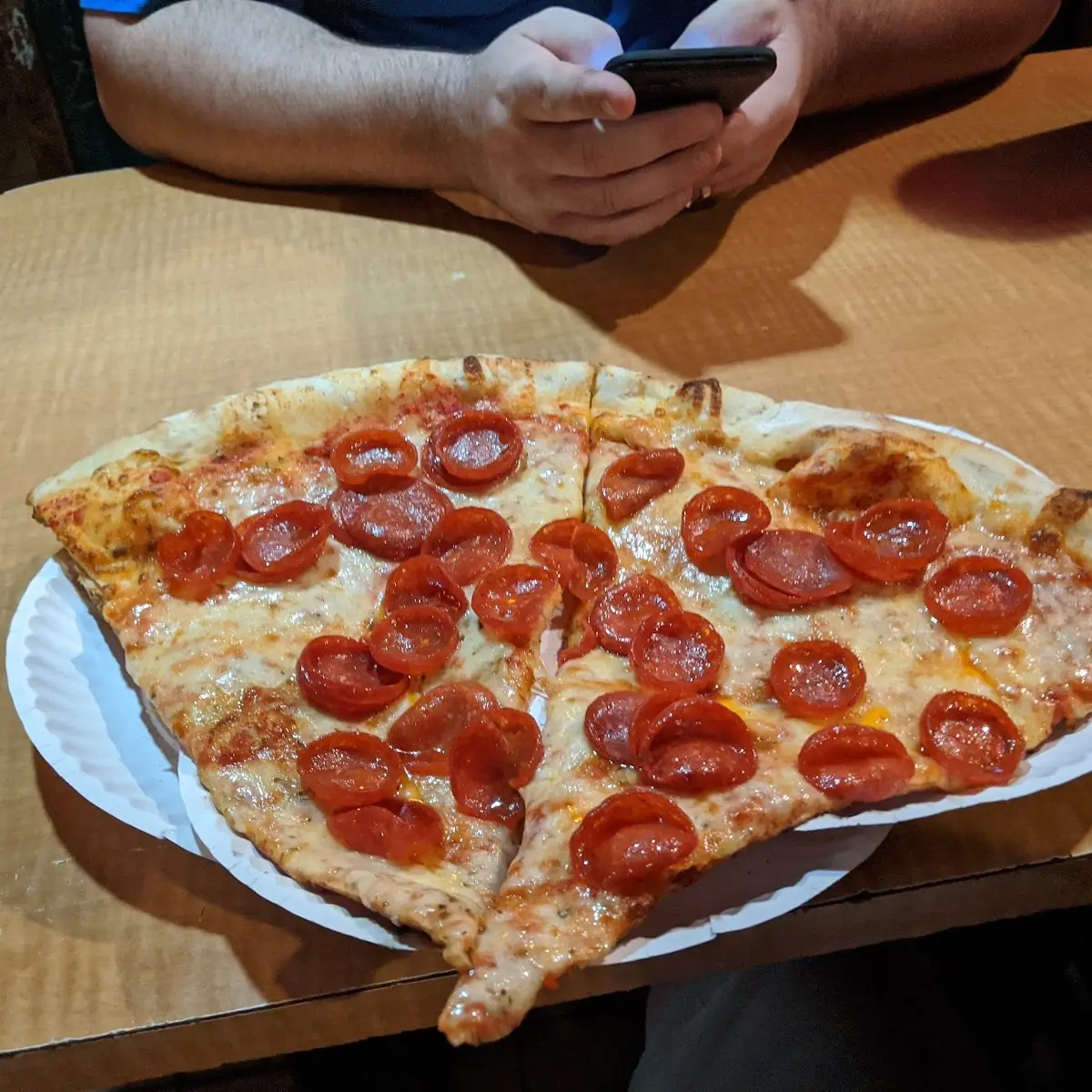 Pepperoni and Salami Pizza Slices