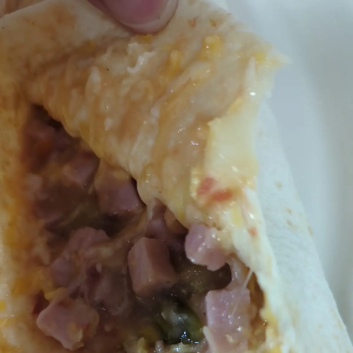 Ham Breakfast Burrito