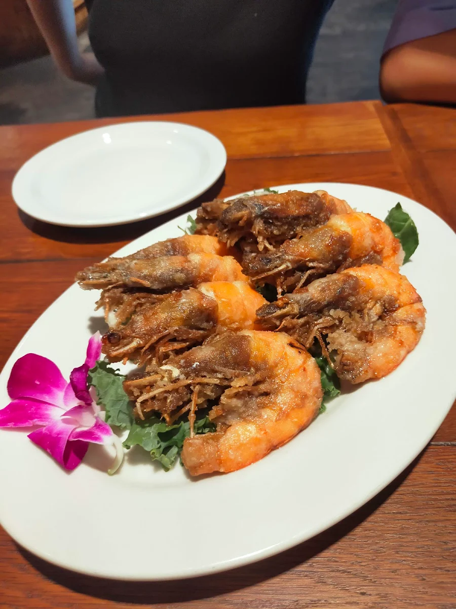 Soft-Shell Garlic Shrimp