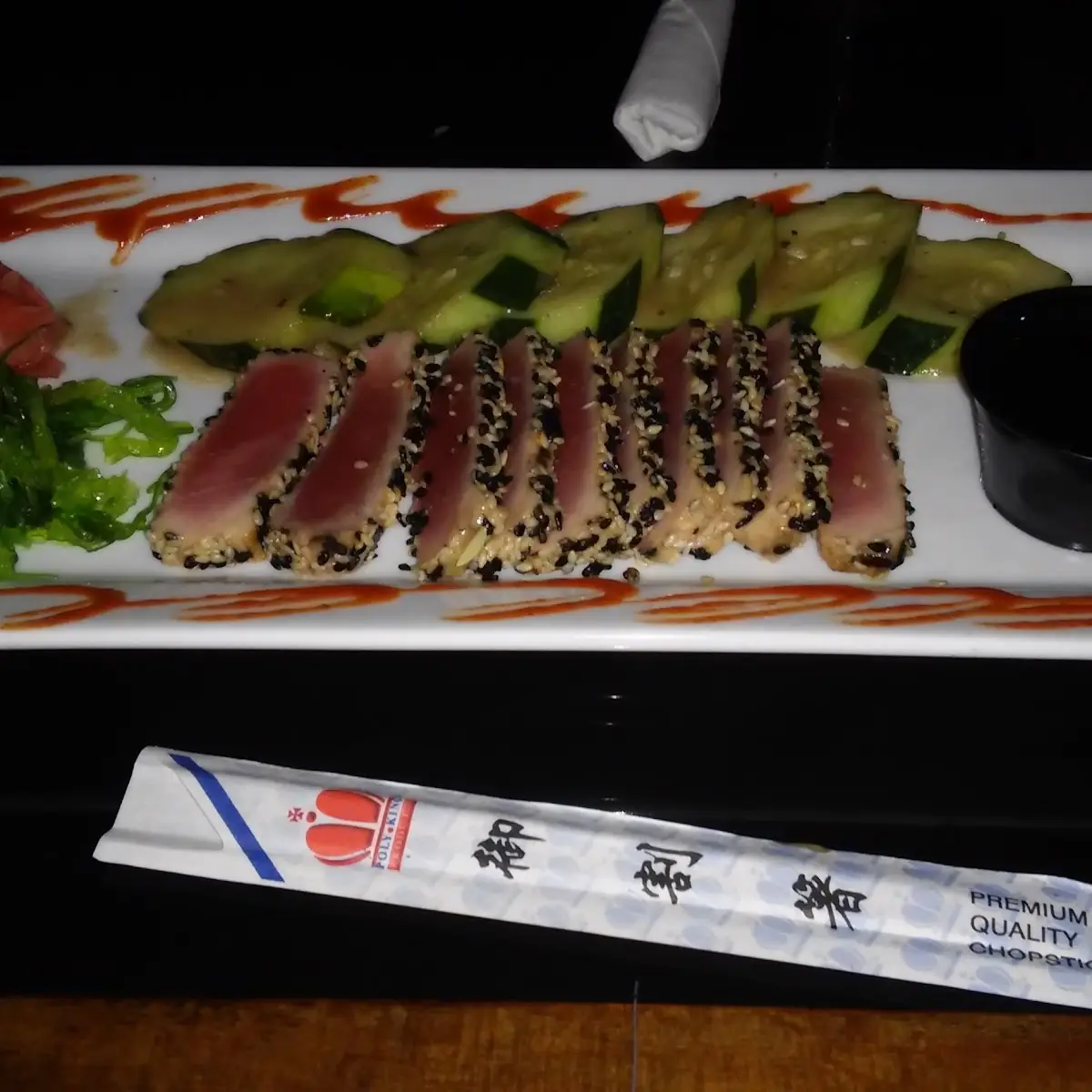 B&w Sesame Seared Ahi Tuna