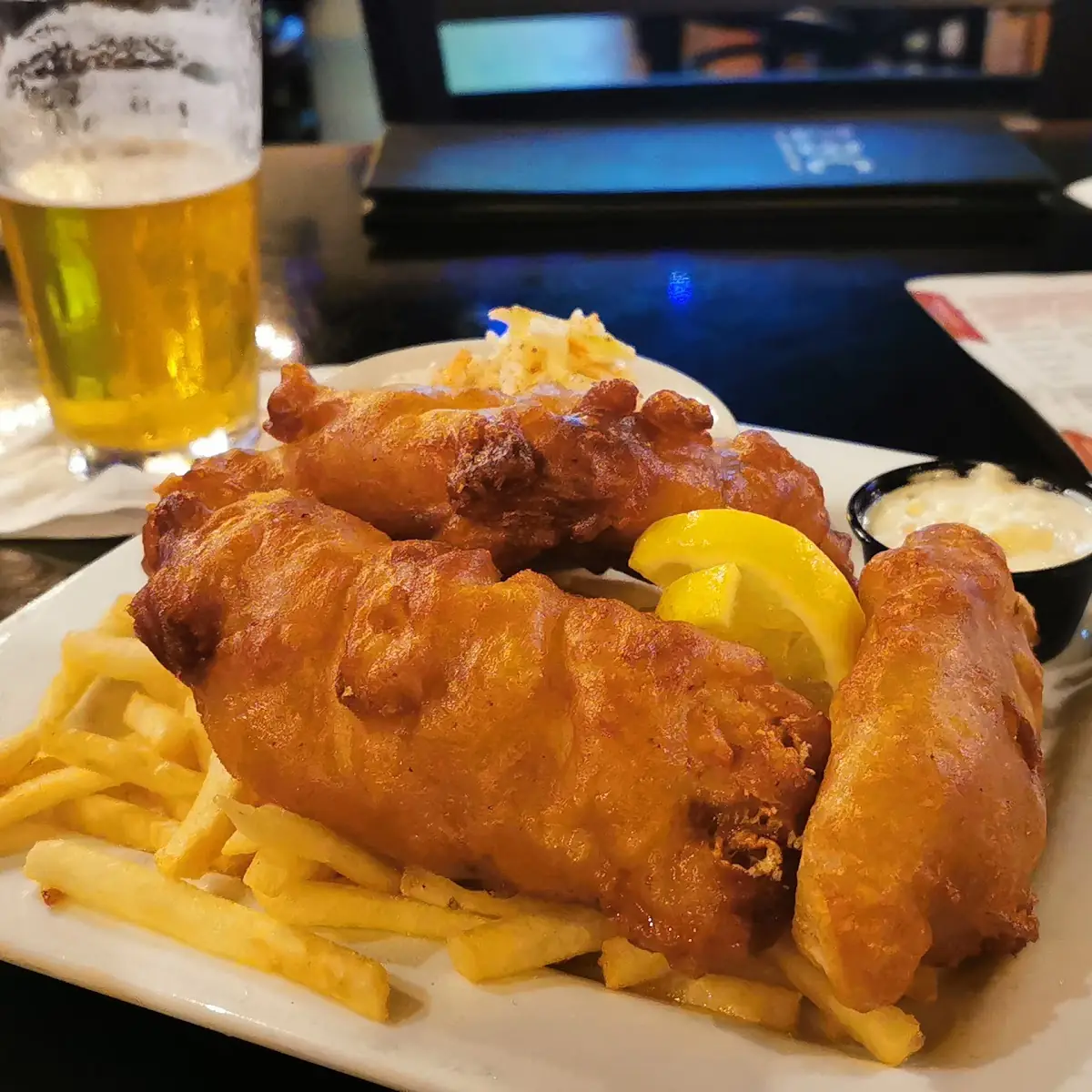 Guinness Battered Fish & Chips