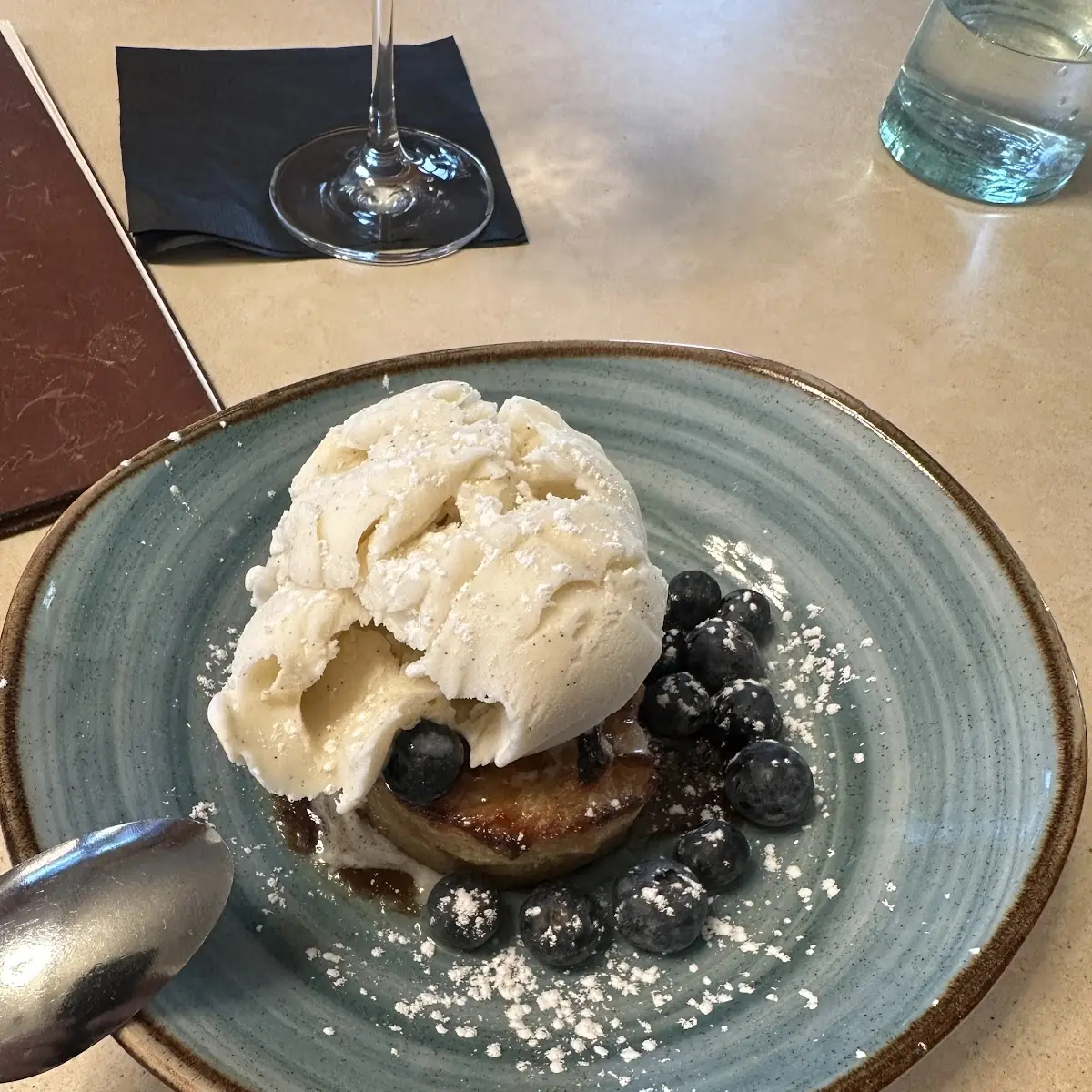 Bread Pudding a La Mode