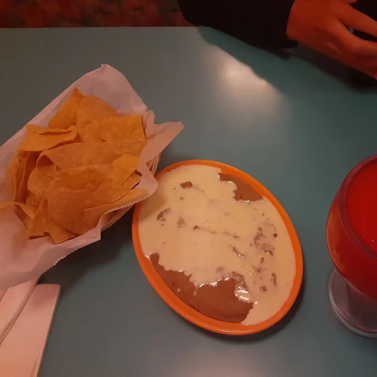 1. One Bean Tostada, One Cheese Enchilada, & Bean Burrito