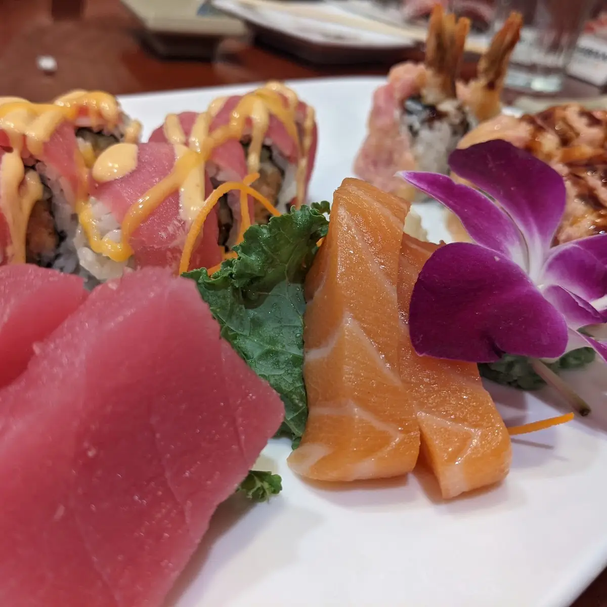 Tuna and Salmon Sashimi