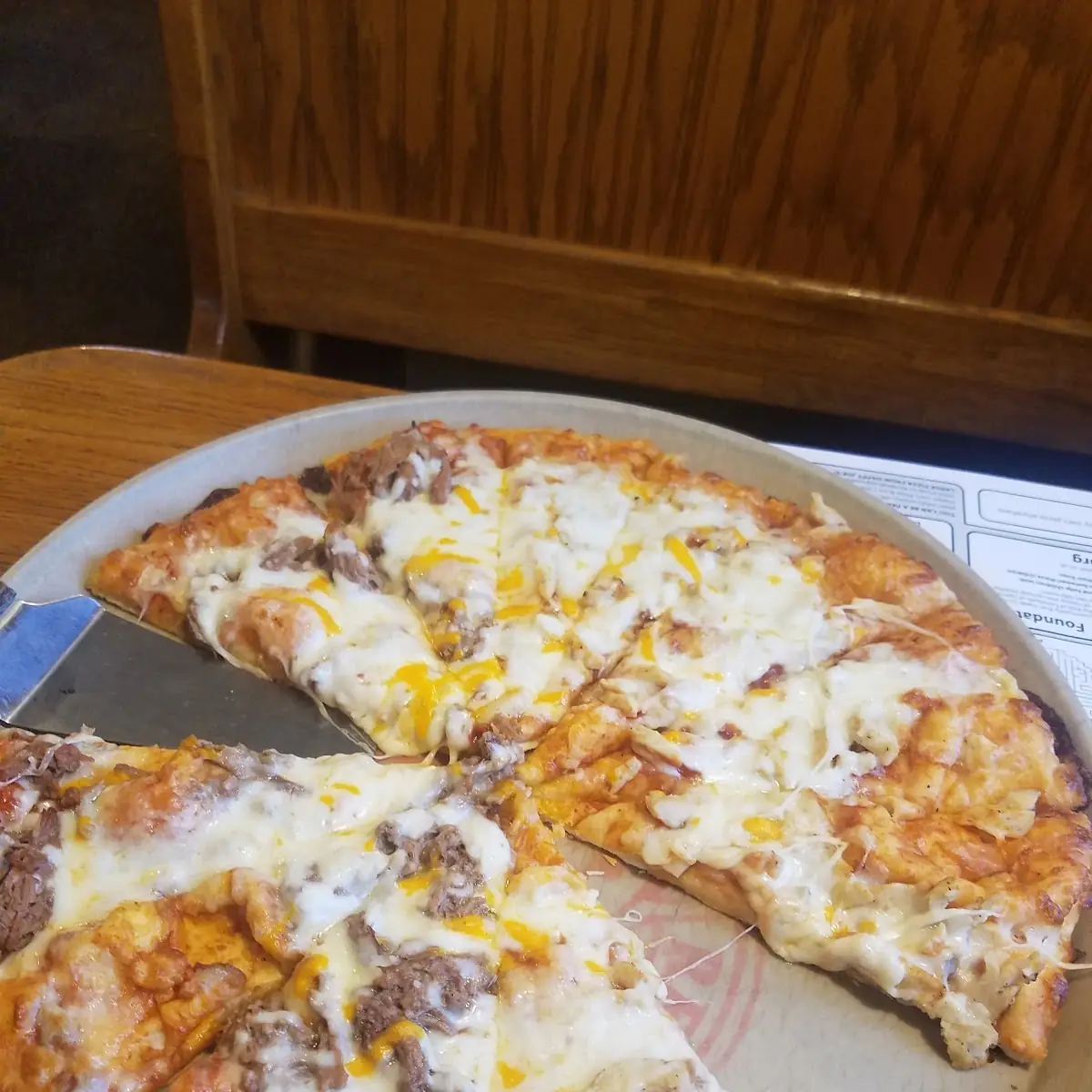 Sad BBQ Chicken Pizza