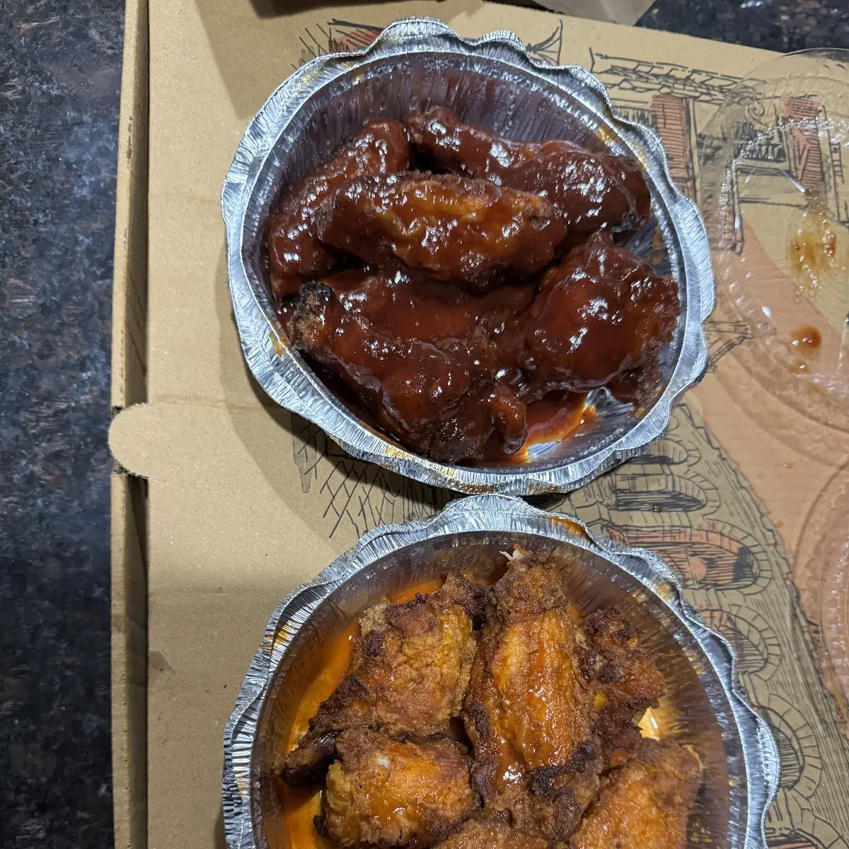 BBQ Wings and Buffalo Wings