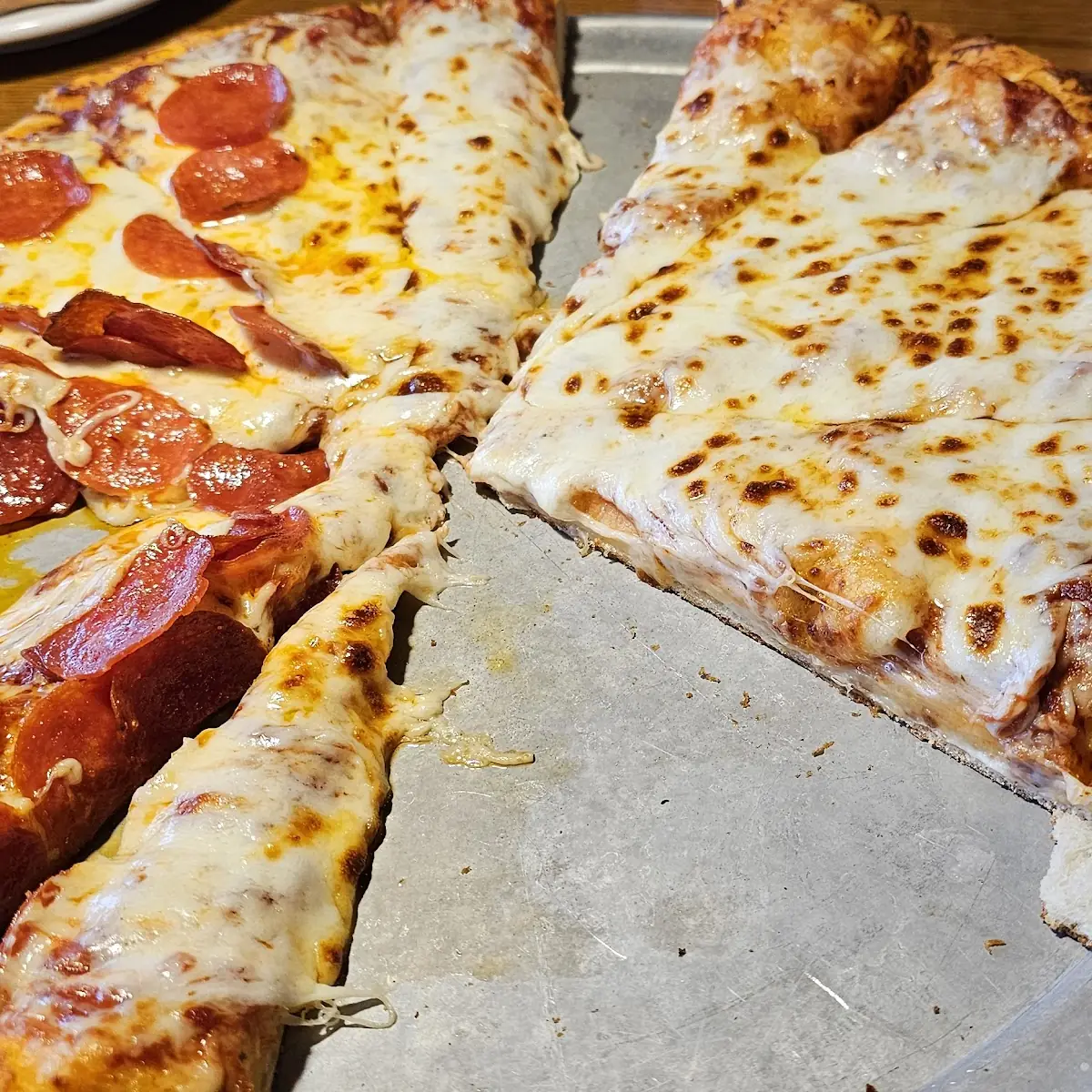 Half Pep Half Cheese Pizza
