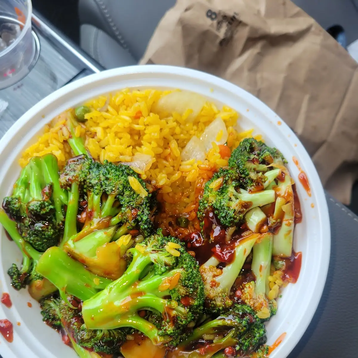 Sauteed Broccoli and Veggie Fried Rice
