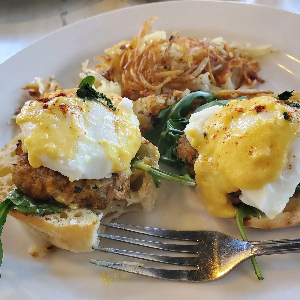 Crab Benedict