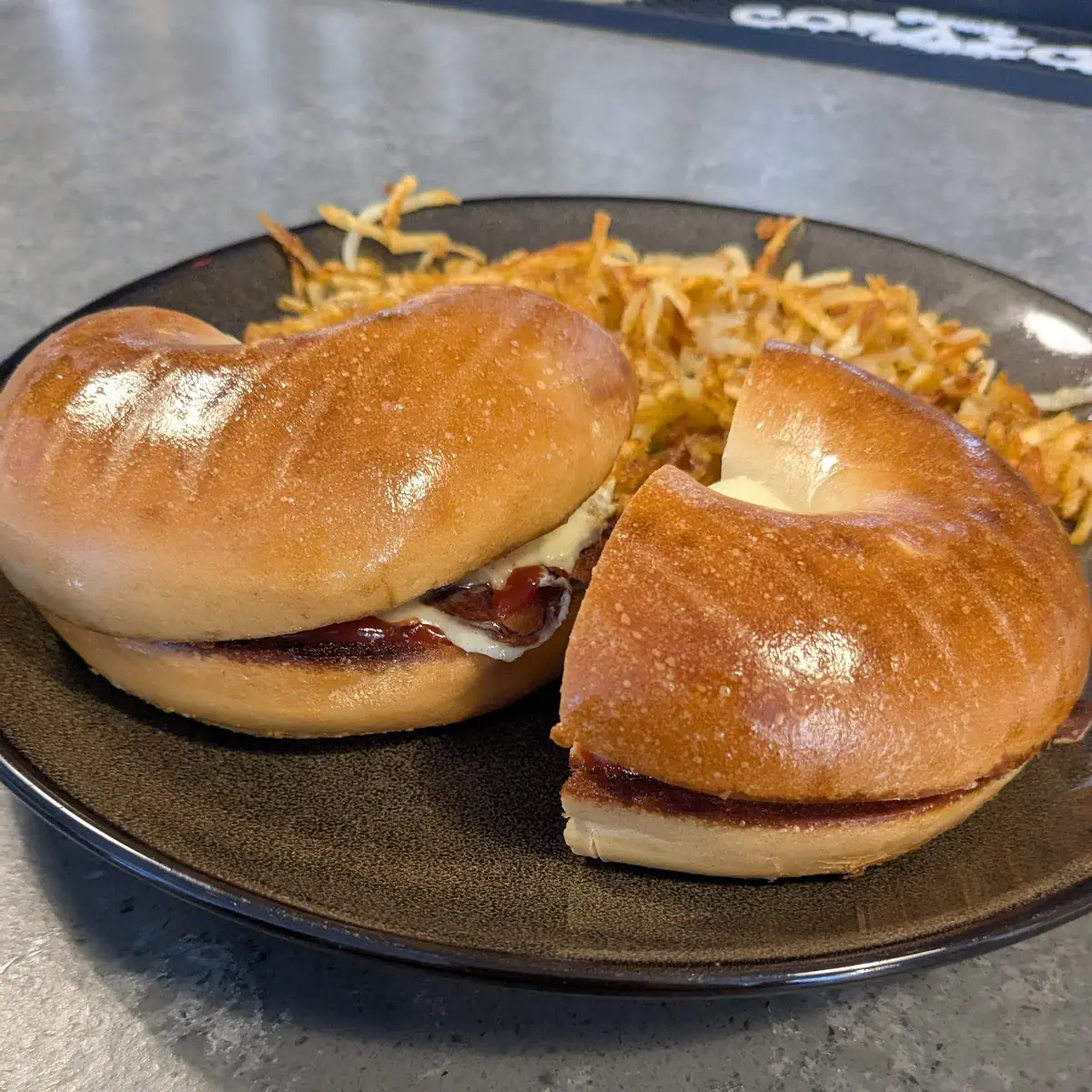 Veggie Sausage and Hash Browns