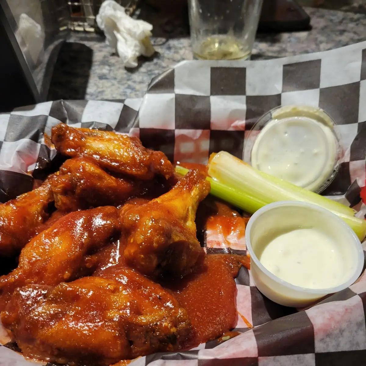 Papa Smokey Blue Cheese Wings