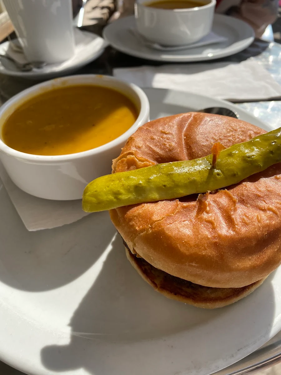 Cheeseburger Combo, The Nutty Bean Cafe