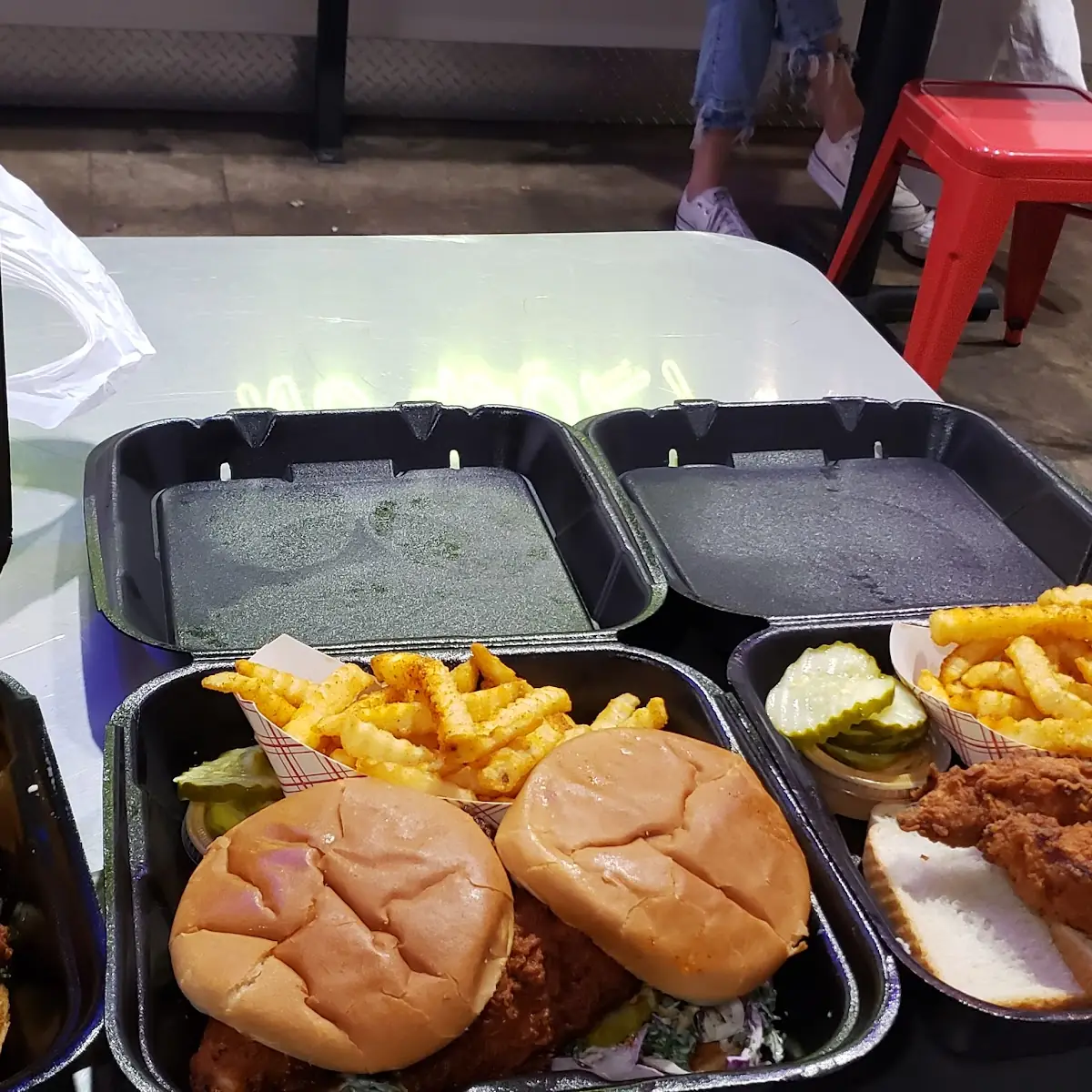 Hot Chicken Slider Combo Mild
