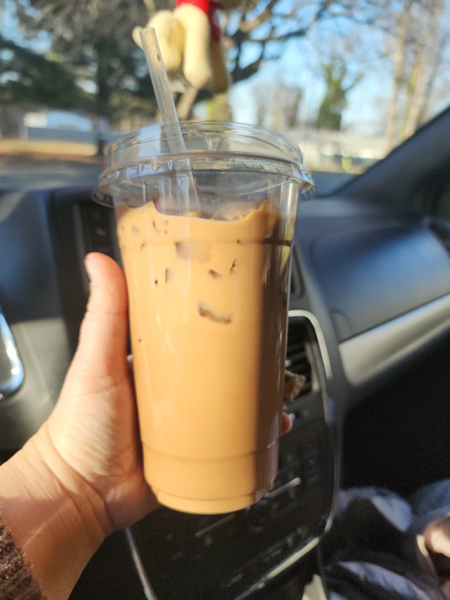 Chocolate Raspberry Iced Latte