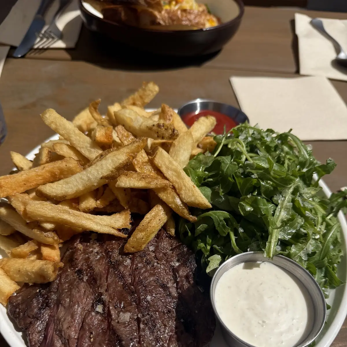 Flat Iron Steak Frites