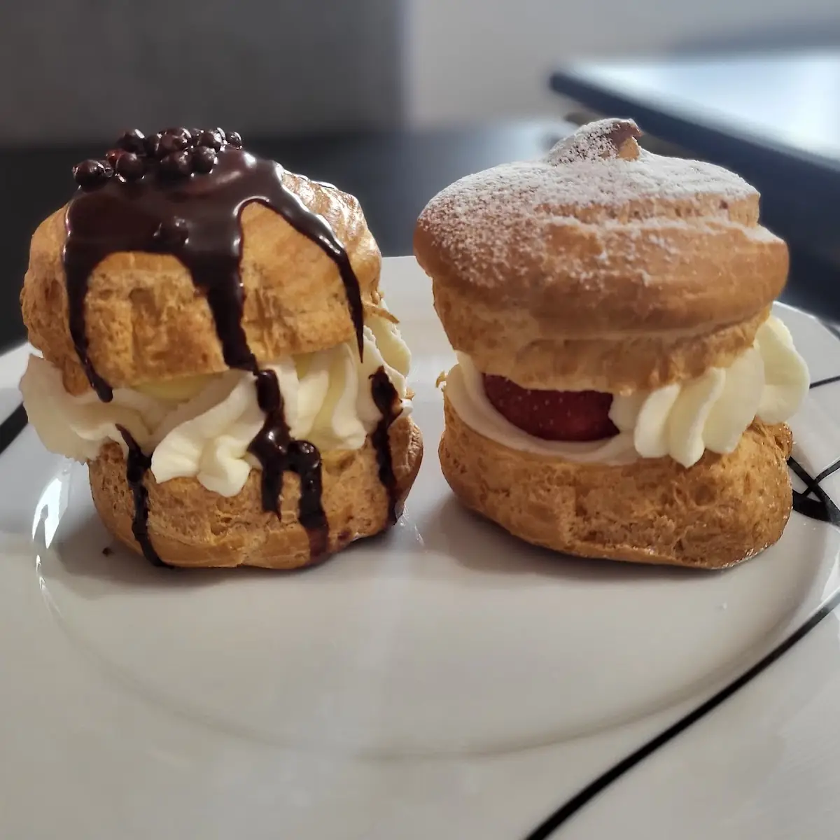 Chocolate Cream Puff