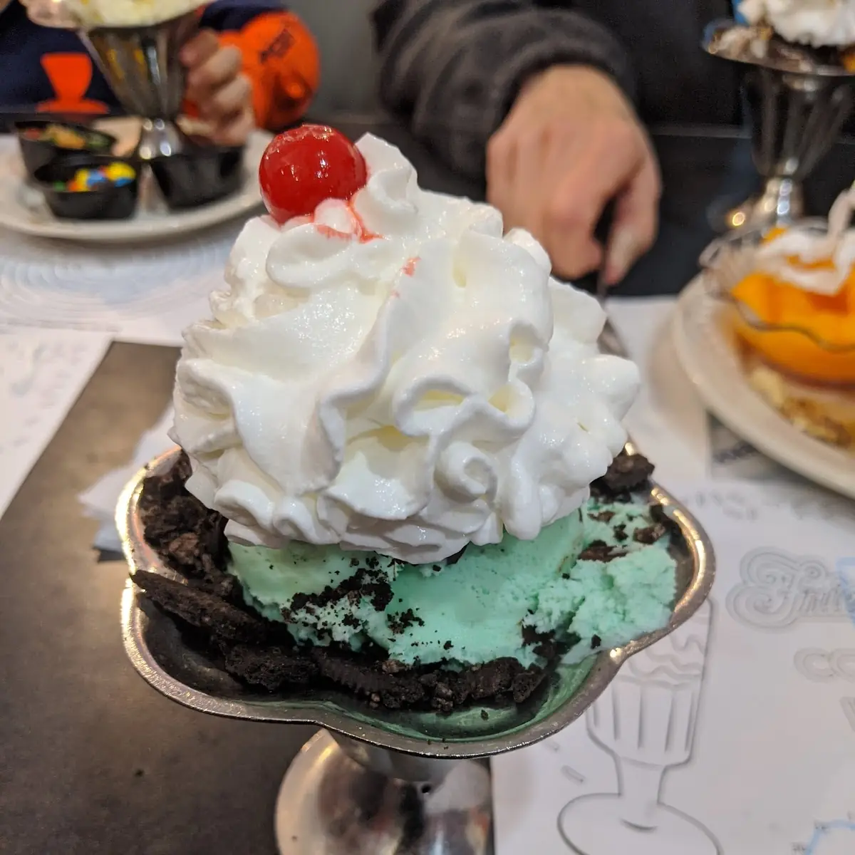 Mint Cookie Crunch Sundae