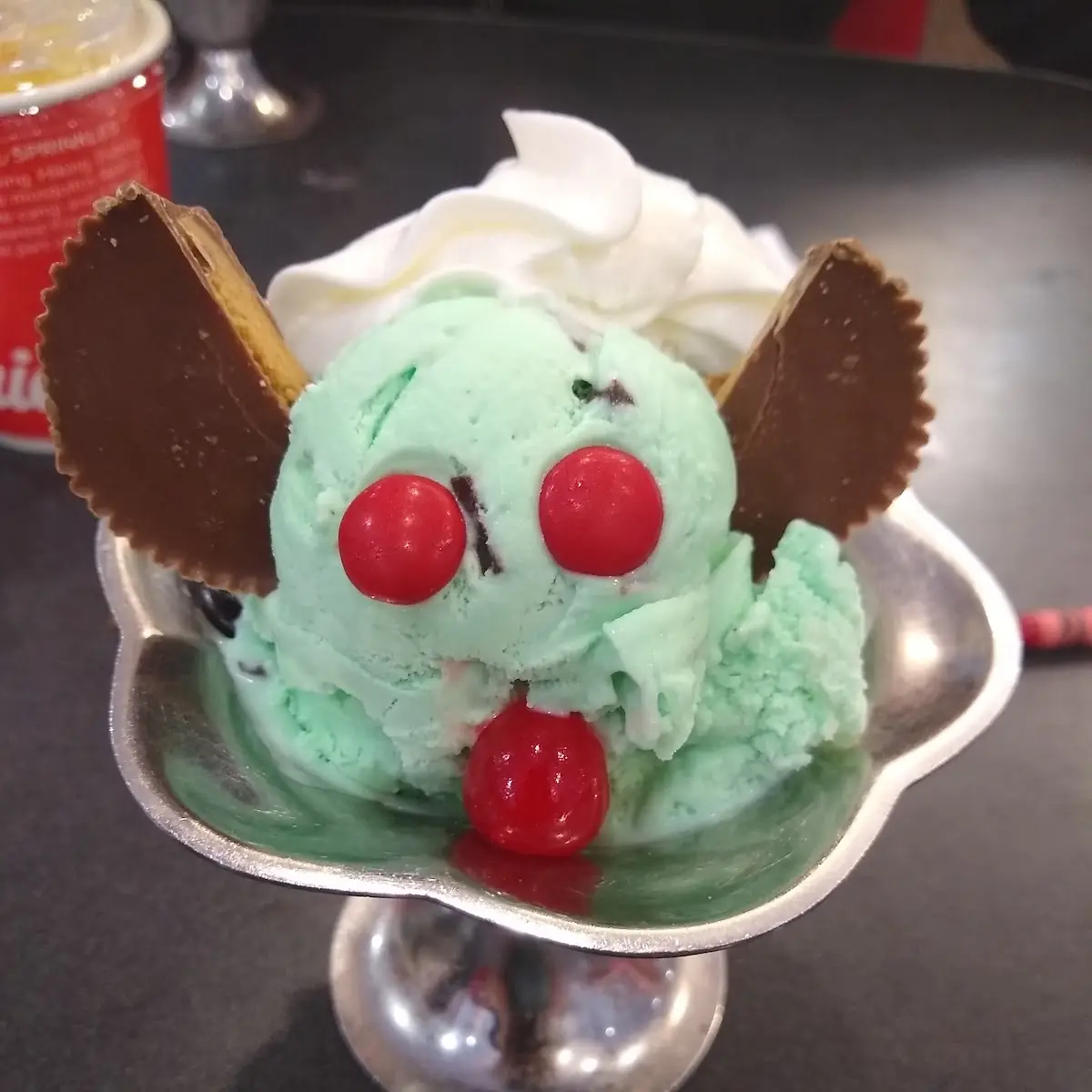 Monster Mint Chocolate Chip Ice Cream