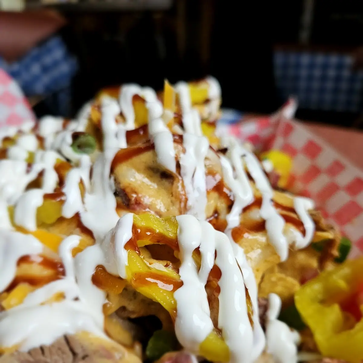 10-10 BBQ’S Loaded Nachos