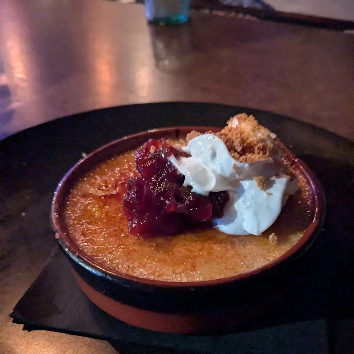 Autumn Spiced Creme Brulee