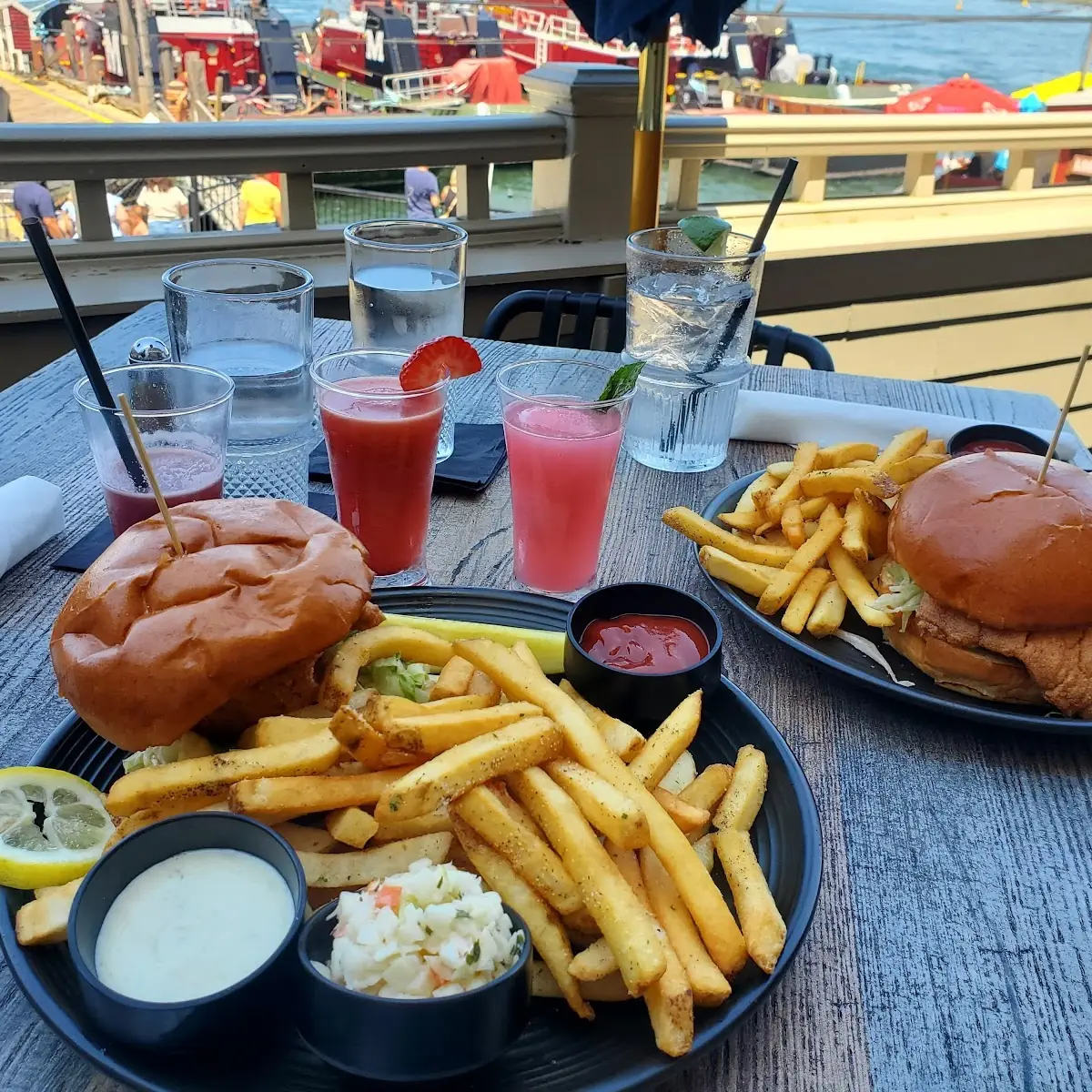 Fresh Haddock Sandwiches & French Fries