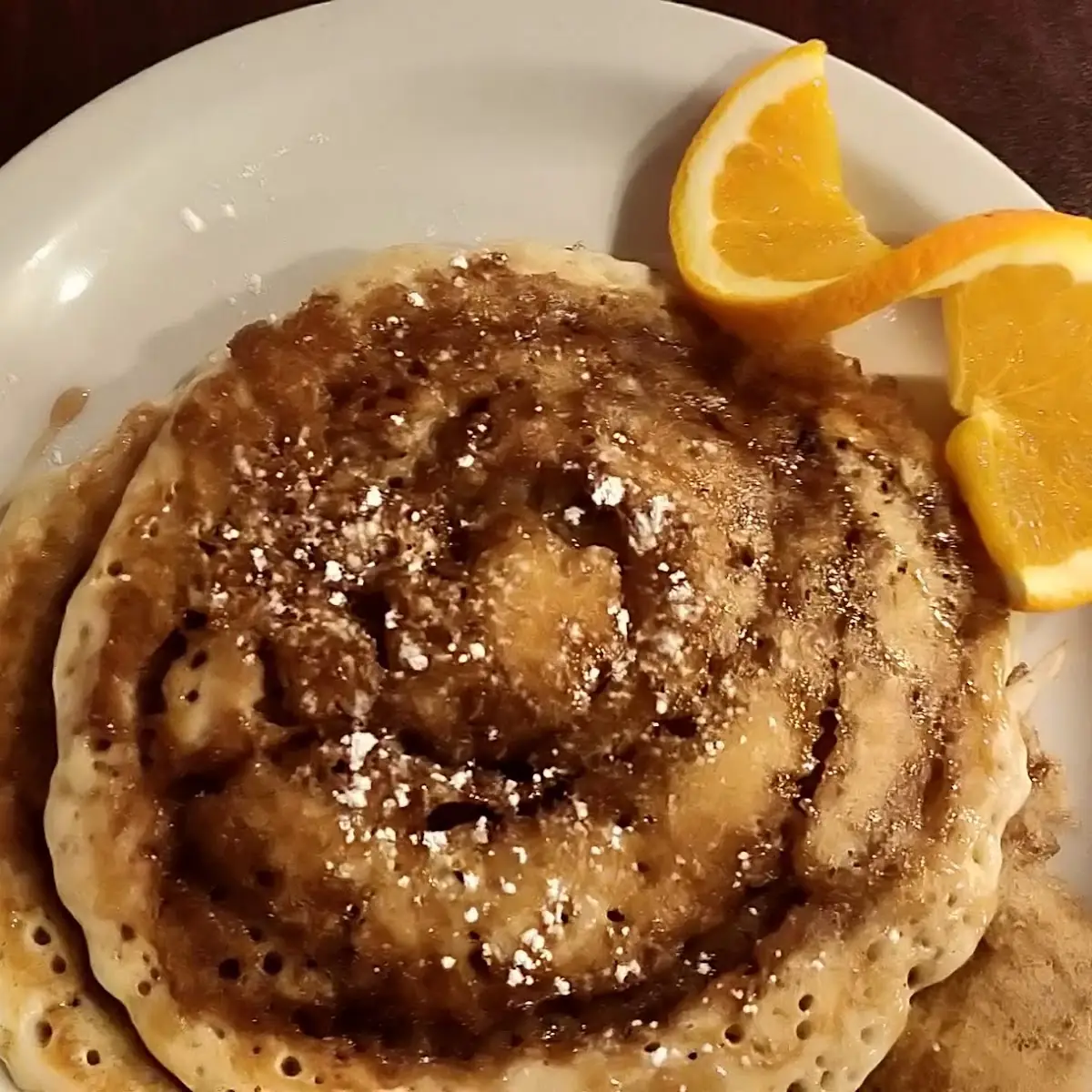 Cinnamon Roll Pancakes