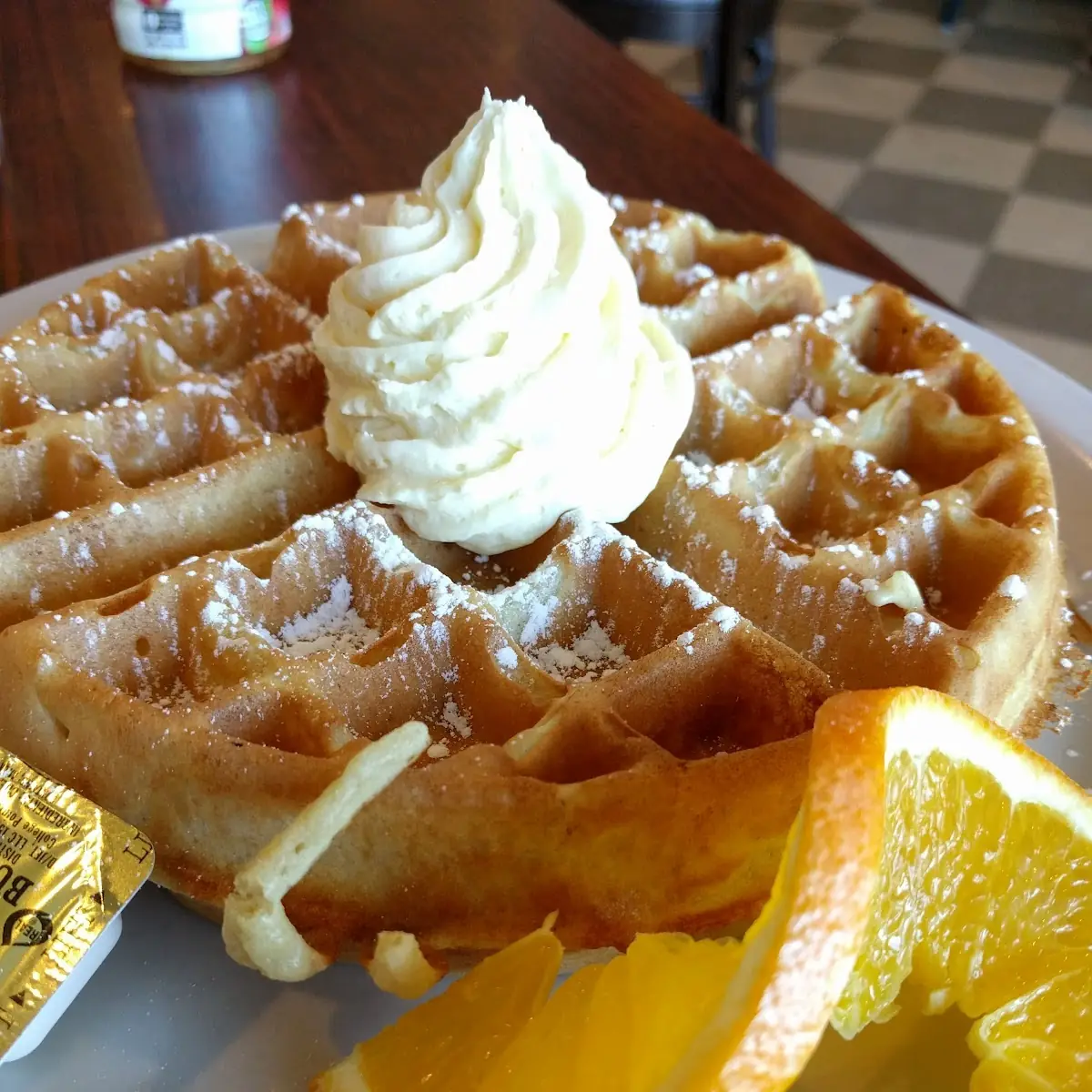 Cinnamon Swirl Waffle Special