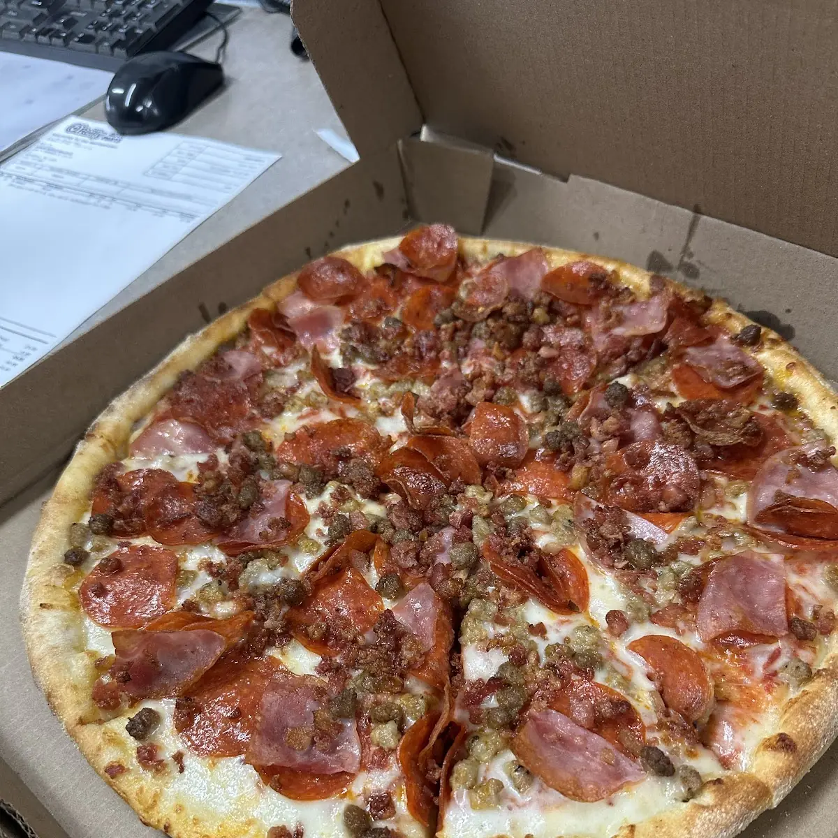 Meat Fest Extra Pepperoni Pizza
