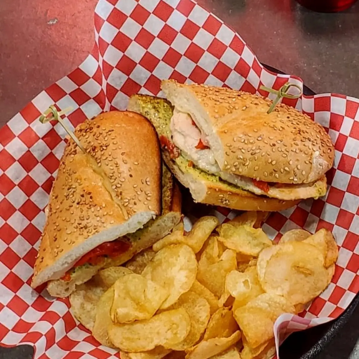 Pesto Chicken Sandwich