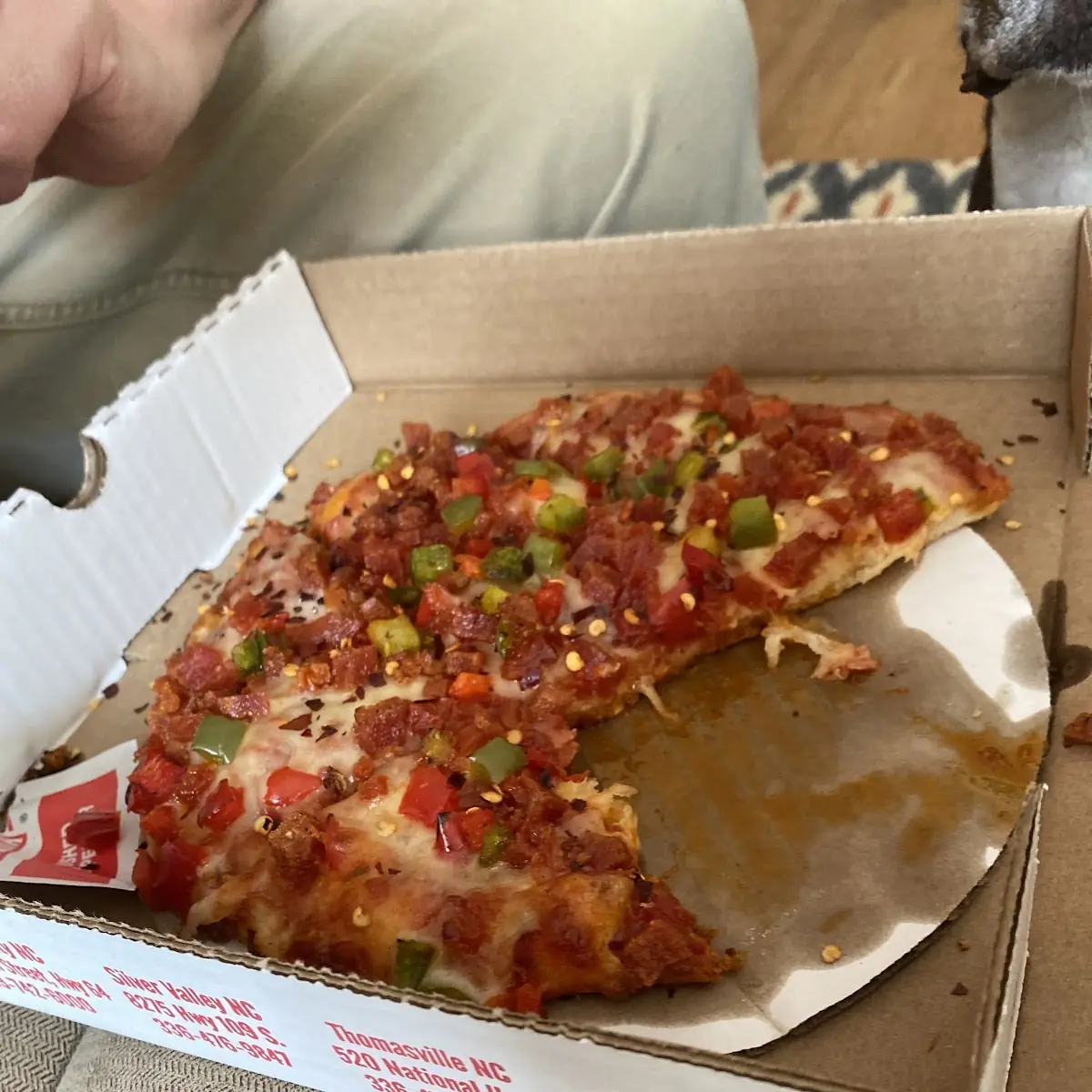 Sausage Pizza w Peppers