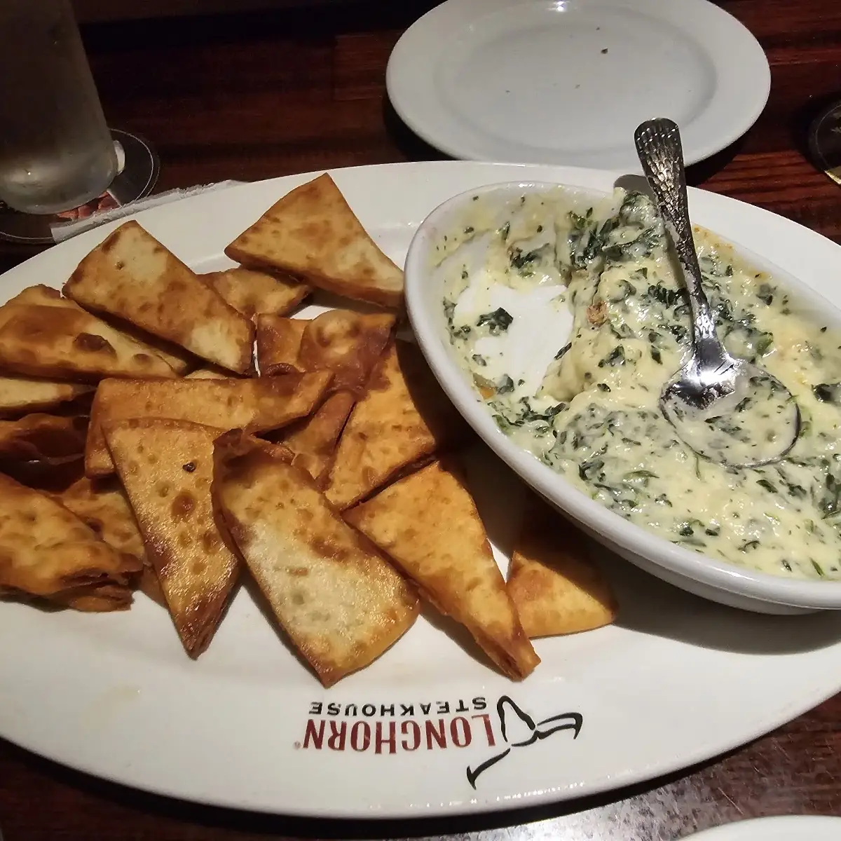 Parmesan Crusted Spinach Dip