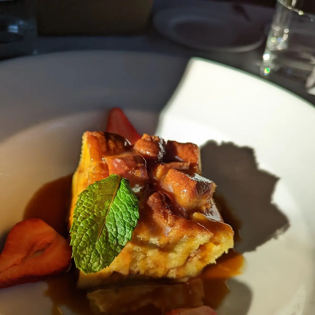 Warm Bread Pudding