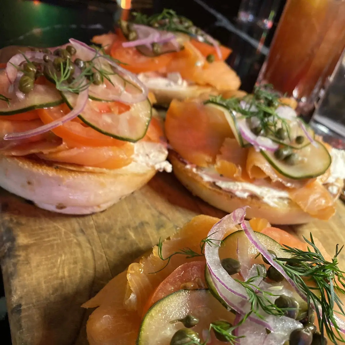 Lox Bagels