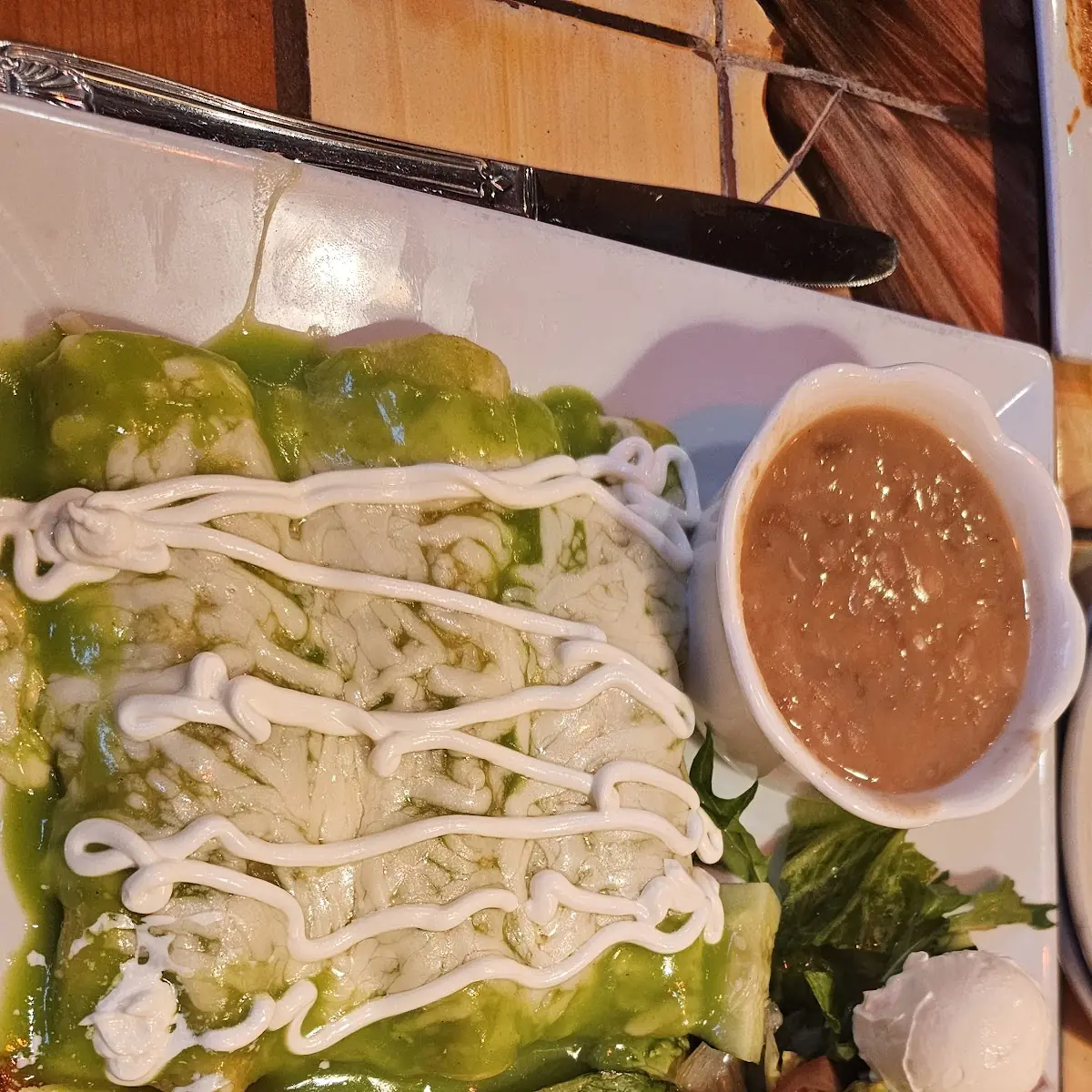 Enchiladas Verdes