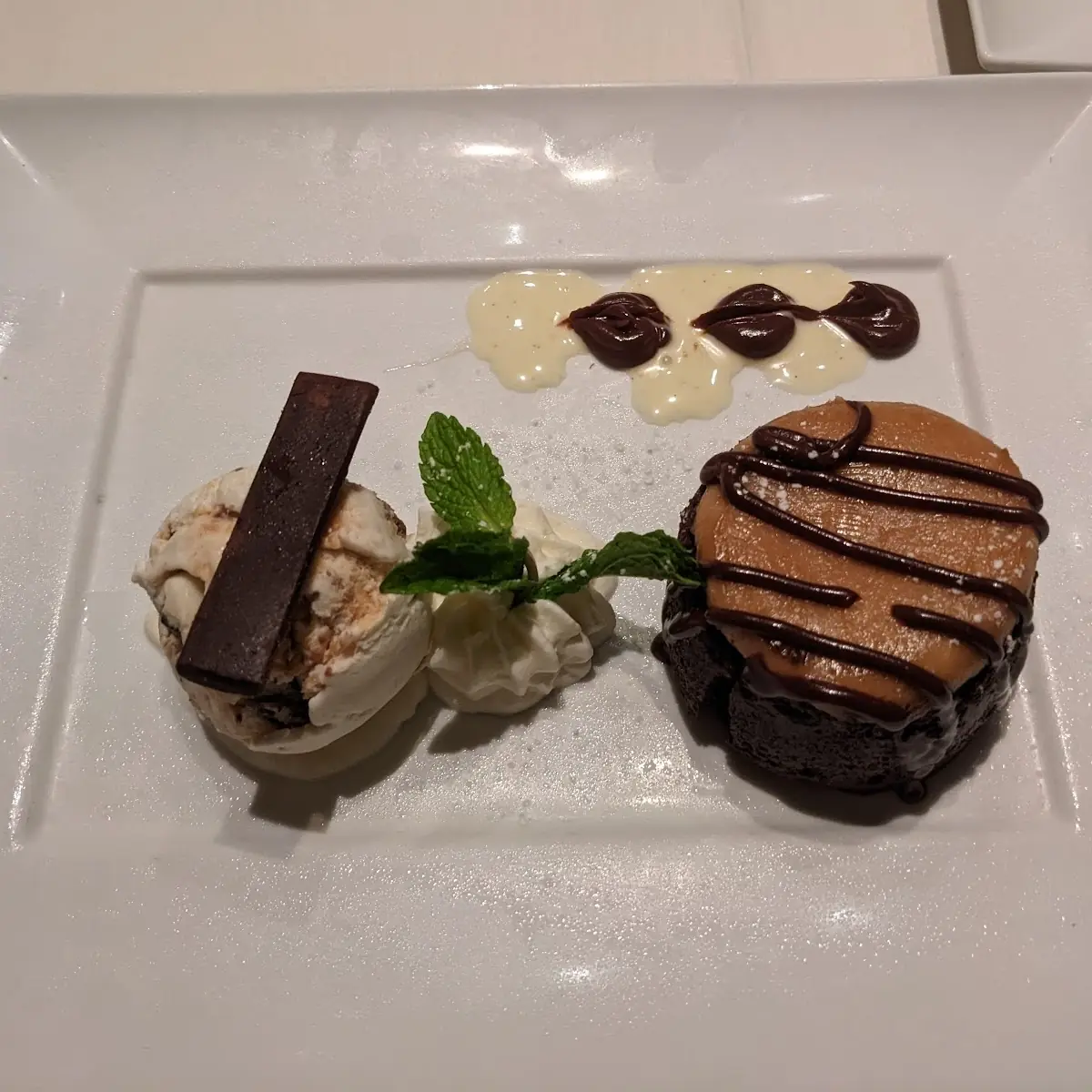Warm Flourless Chocolate Cake