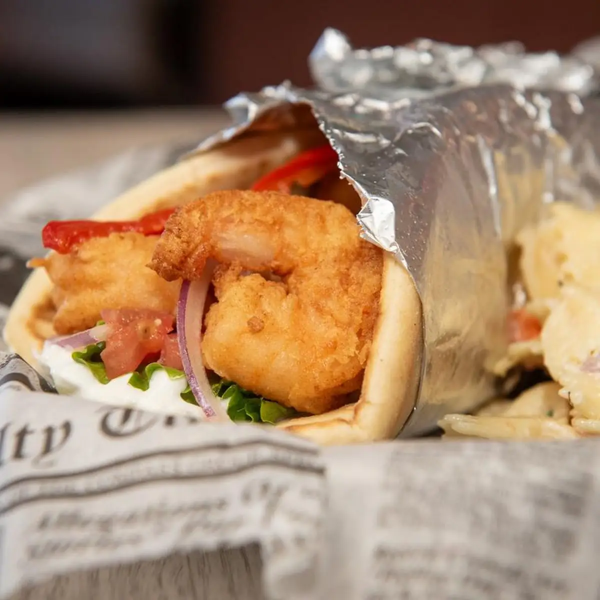 Fried Shrimp Gyro dd