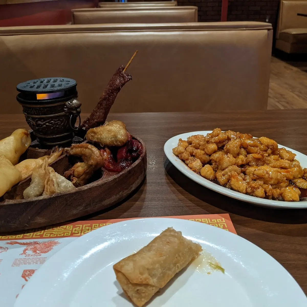 Pu Pu Platter & General TSO's Chicken