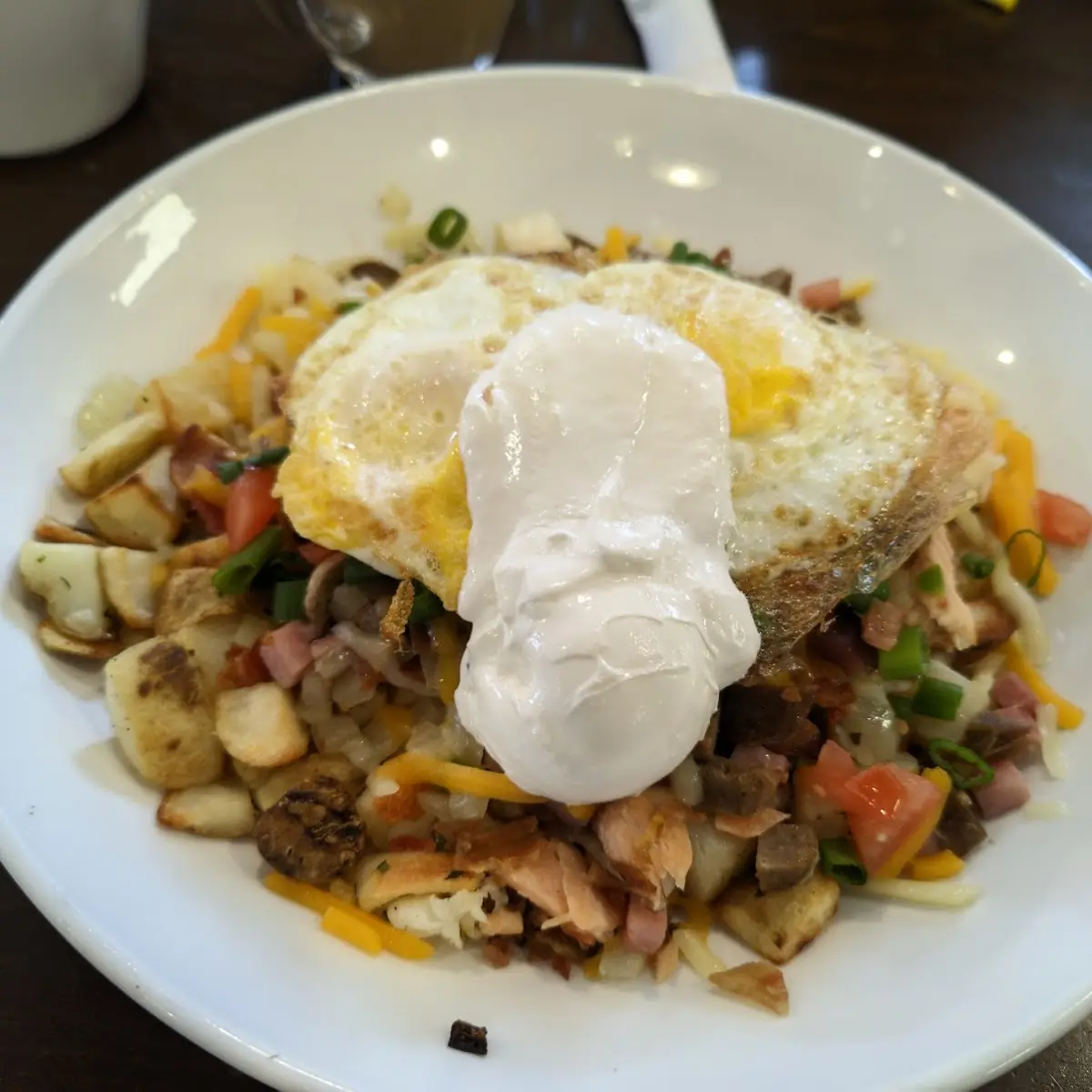 Mega Bowl Egg Benedict