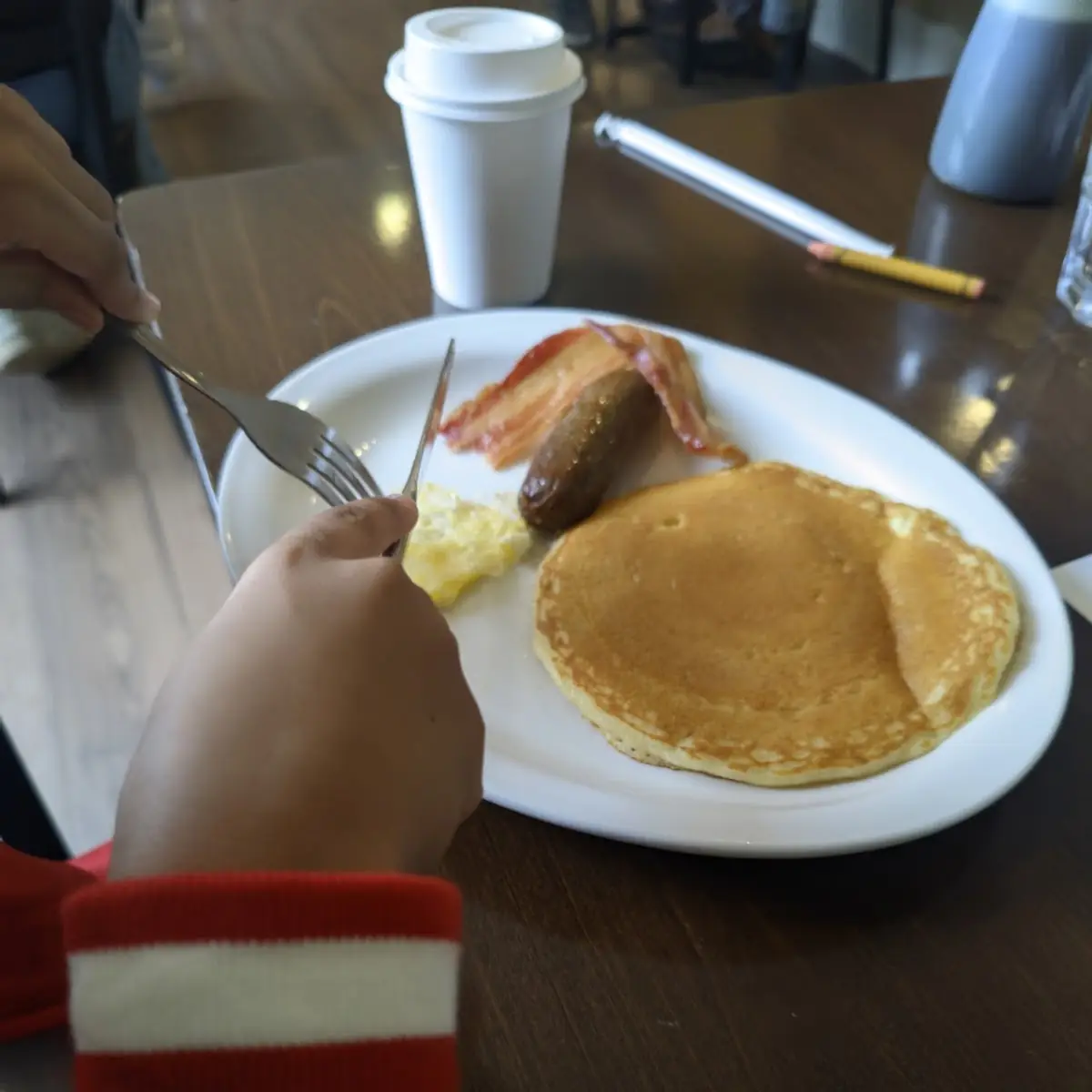 Two Dollar Size Pancakes