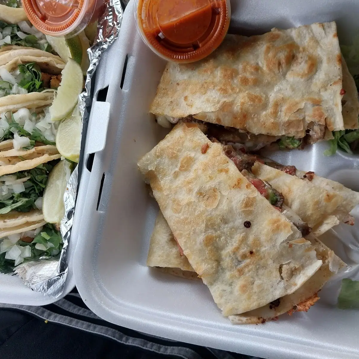 Steak Quesadilla Chicken Tacos