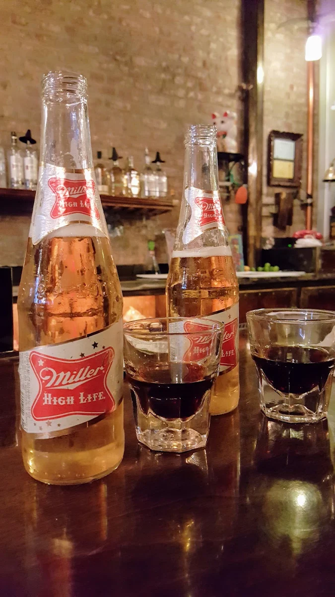 Miller High Life Fernet Shots