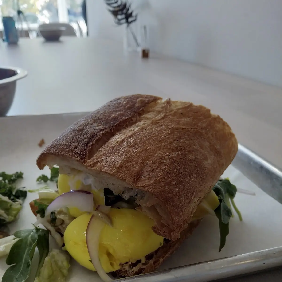Curried Egg Sandwich