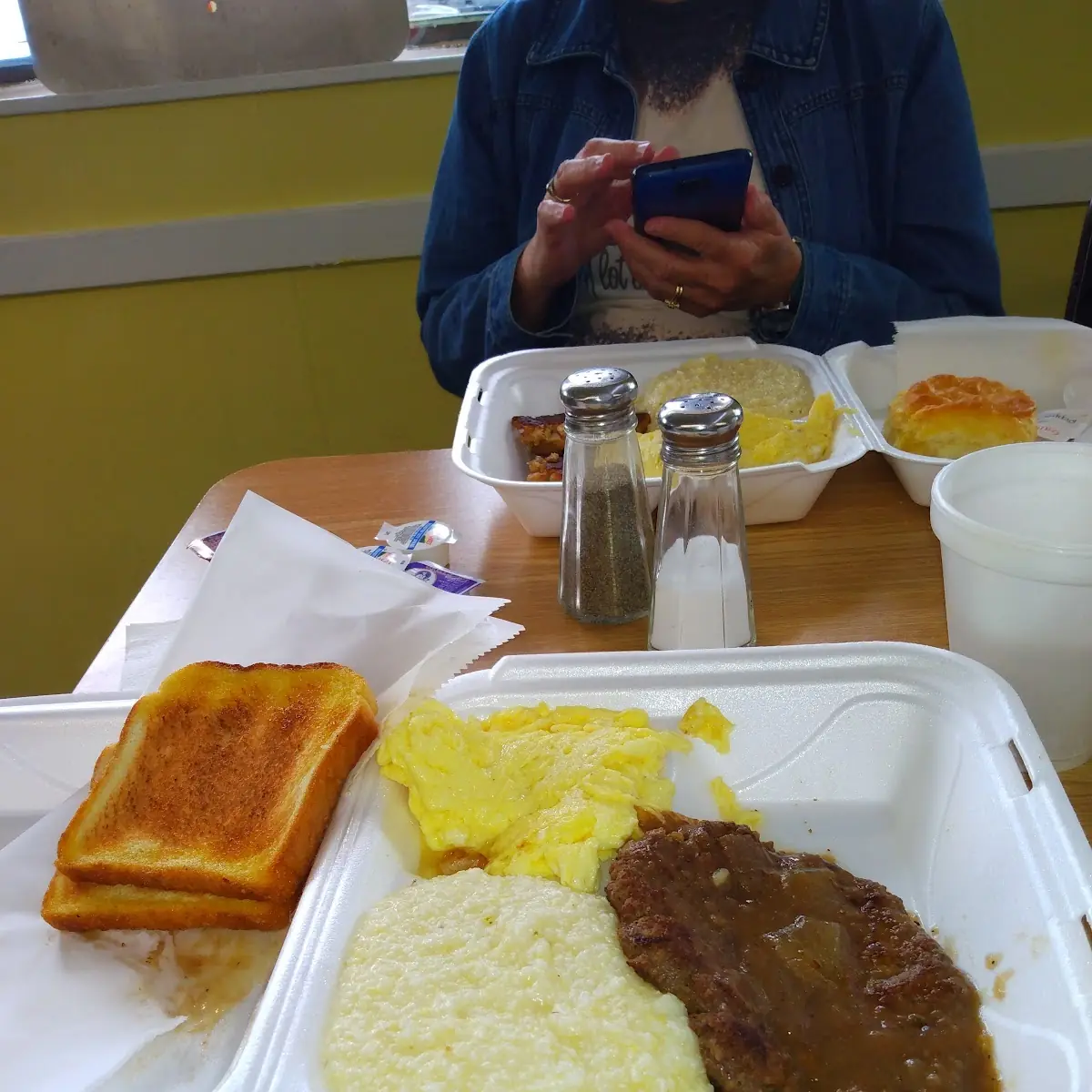 Country Fried Steak and Eggs