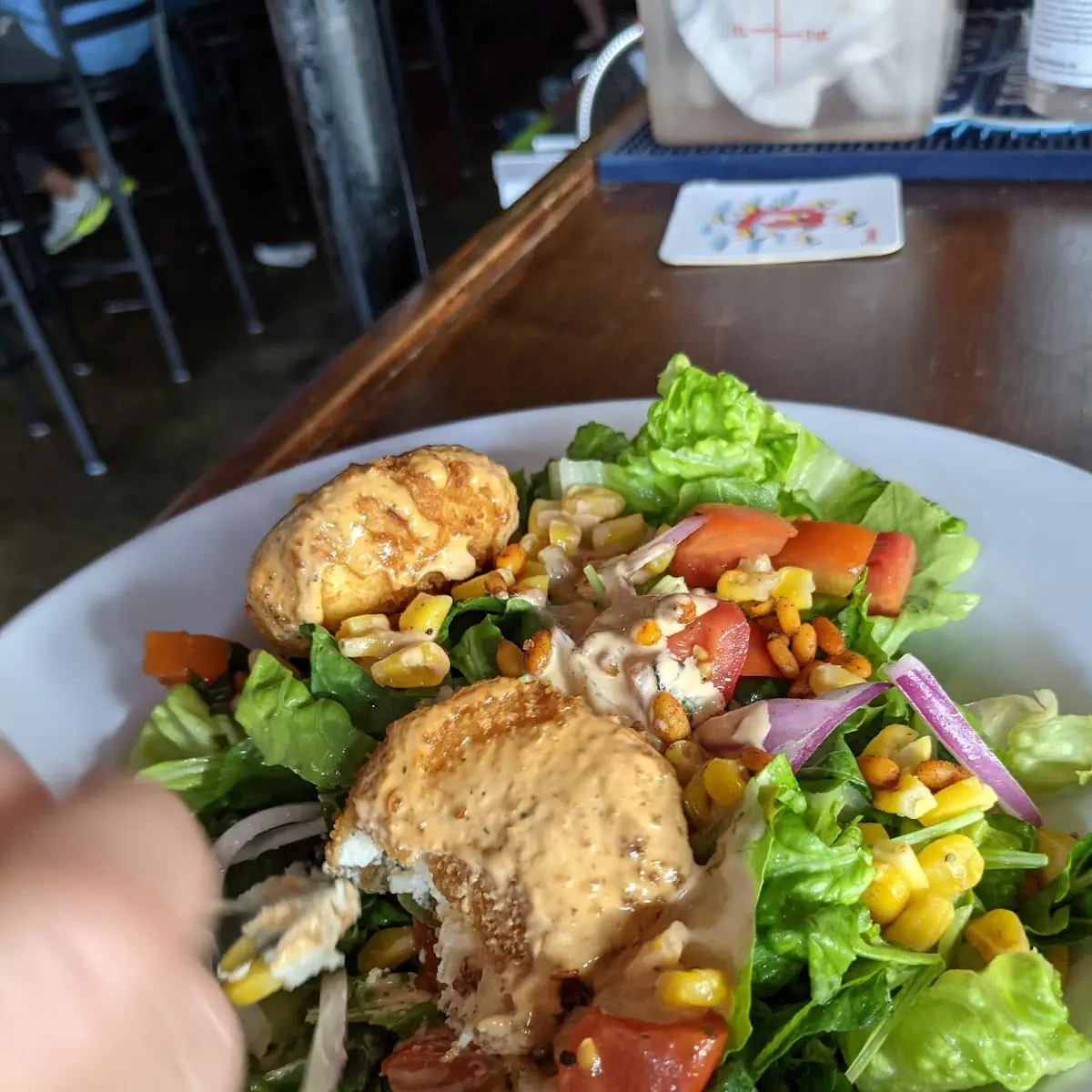 Fried Goat Cheese Salad