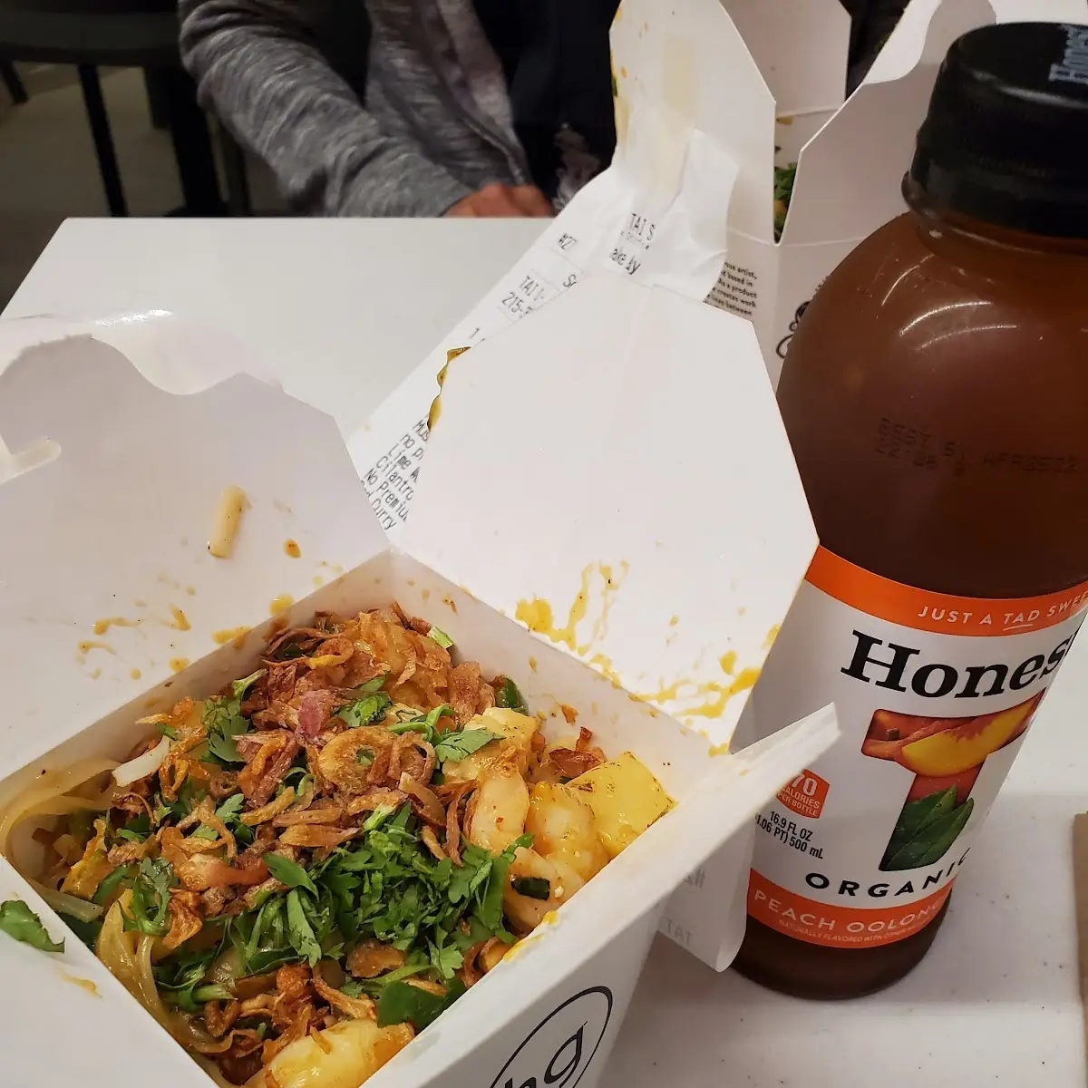 Red Coconut Curry Chicken and Noodles