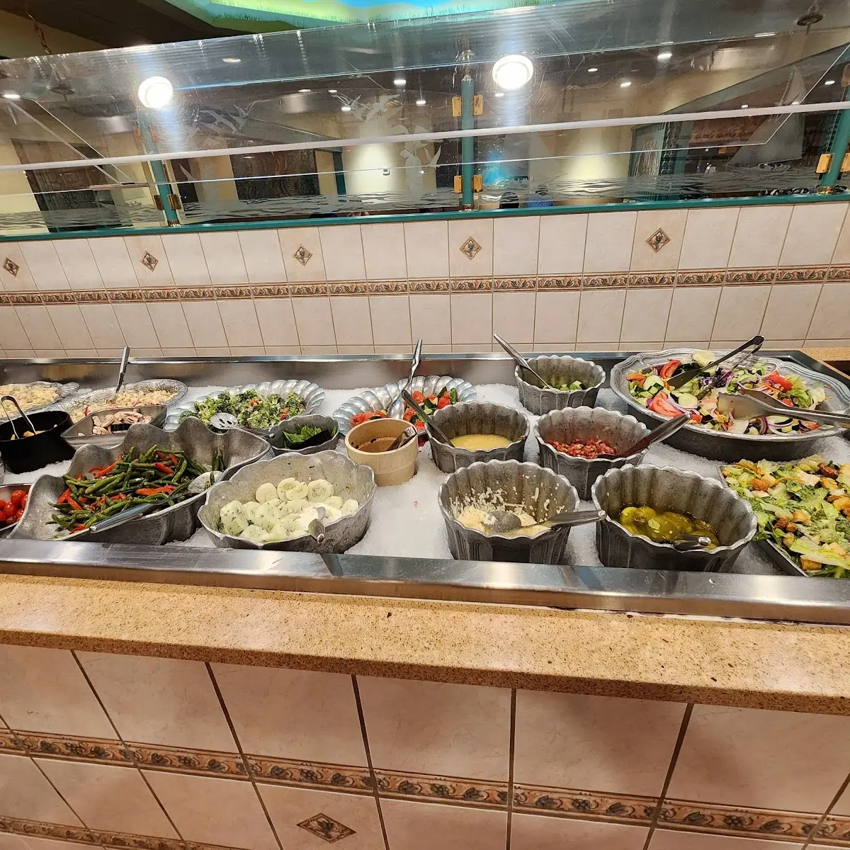 Fresh Salad Bar Vegetables