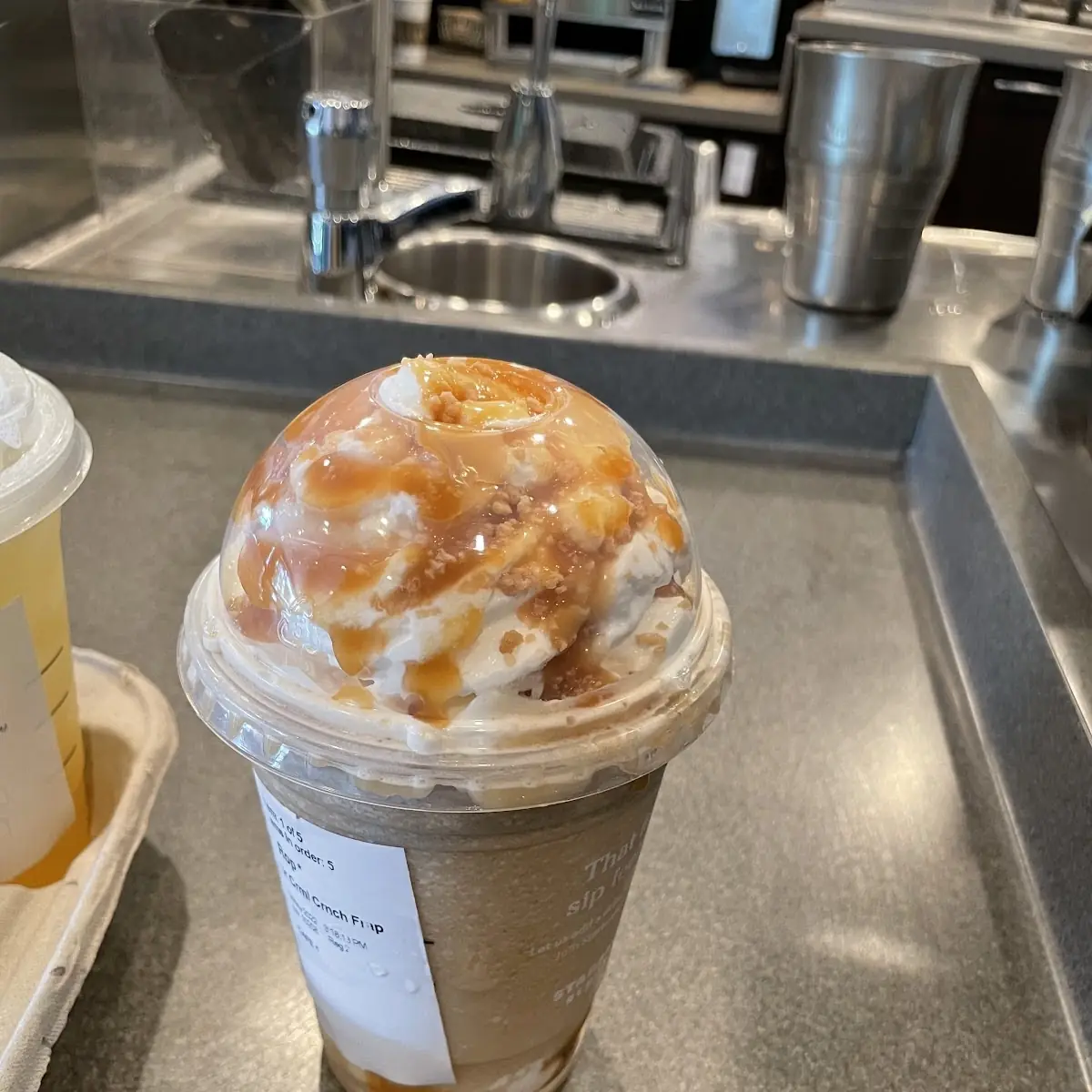 Caramel Crunch Frappuccino