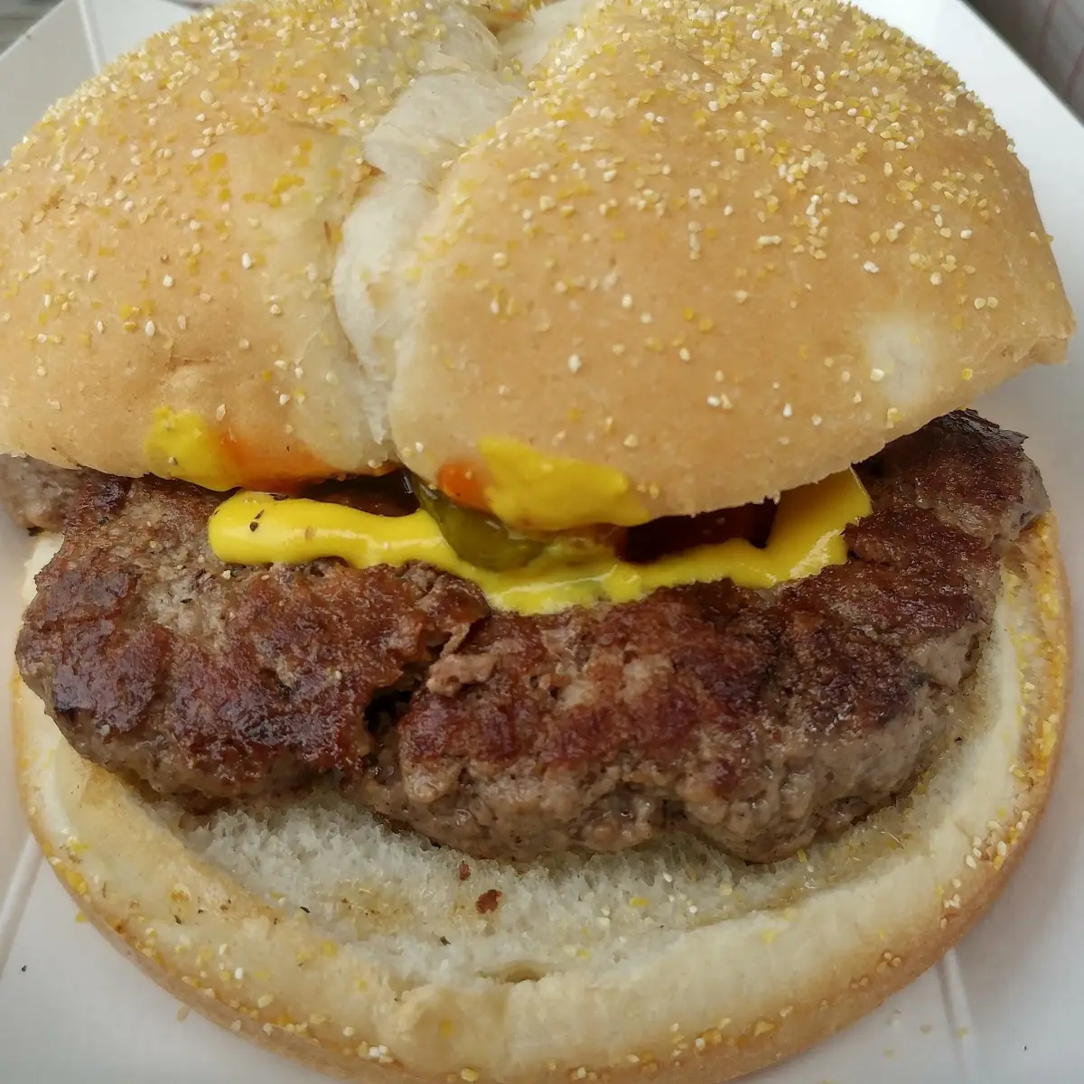 Flat Top Hamburger